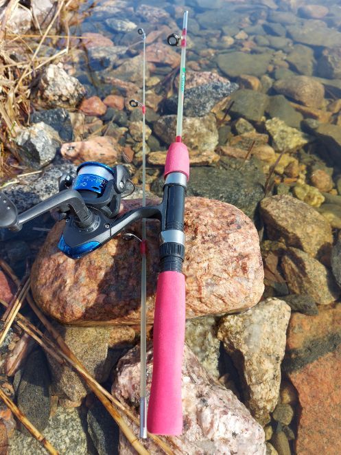 Fishingset short rod 80 cm and 100 cm