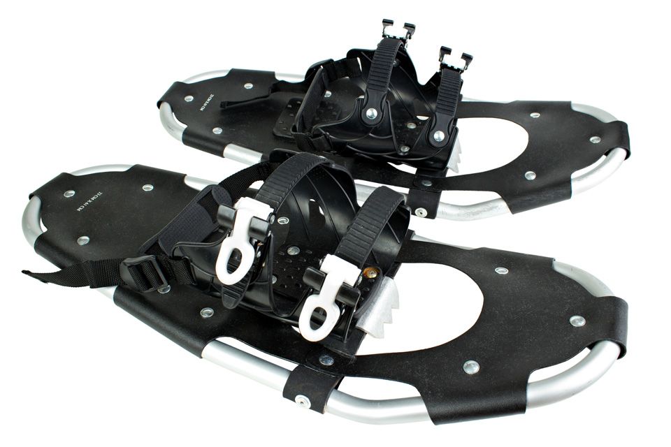 Black snow shoes