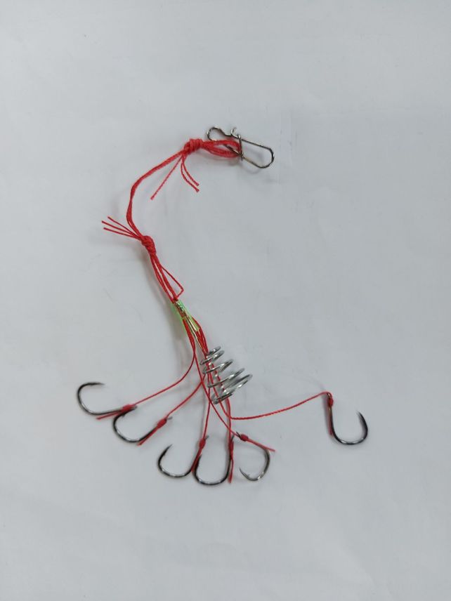 Fishing gear 6 liines / 2 gears per package