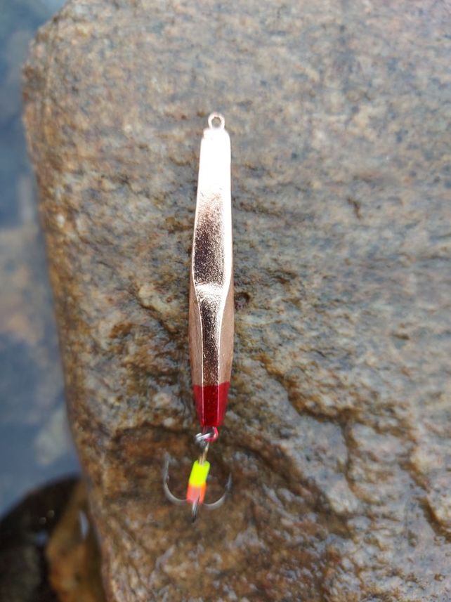 HRT Lures ice jig smooth 5,5 cm 11 g three-pronged hook