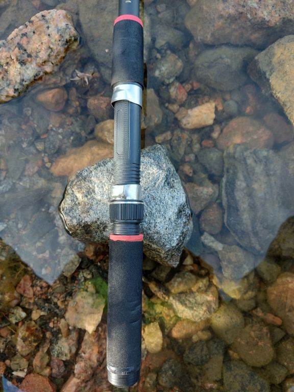Fishing rod, semi-rigid telescopic rod 210 cm