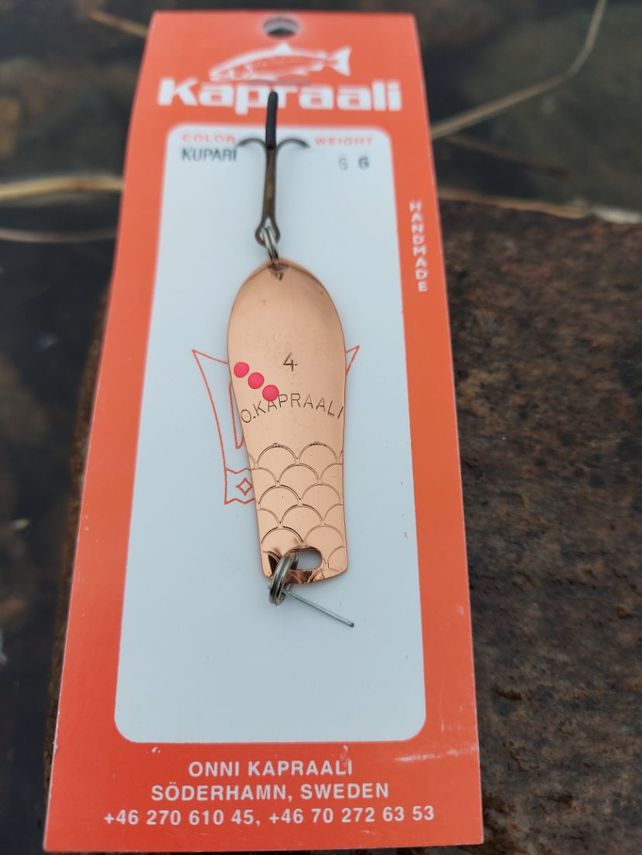 Kapraali spoonlure copper 6 g and silvercopper 6 g