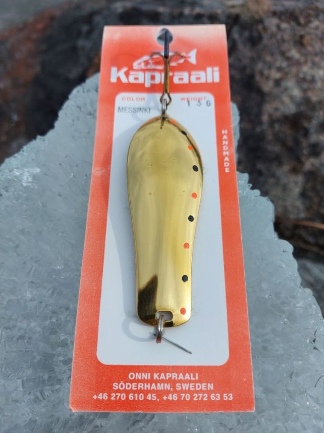 Kapraali spoonlure brass (13 g and 10 g) and copper (9 g and 8 g) 