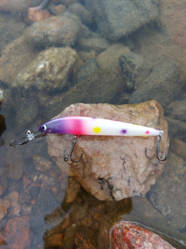 Bagley lure with a big visor 11 cm 12 g