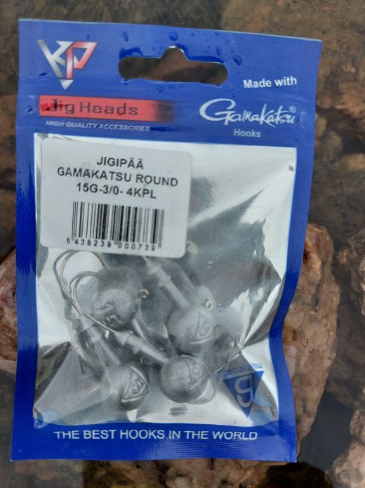 Jig head Gamakatsu 15 g, 17 g, 20 g four pieces